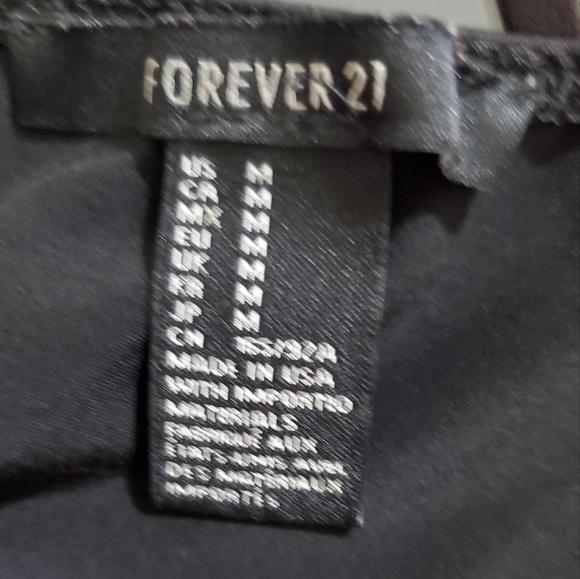 Forever 21 Mini Dress good condition color Black - Picture 2 of 8